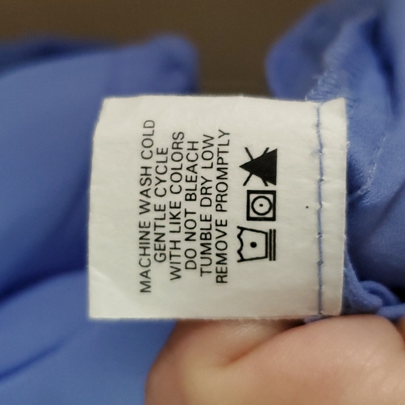 Three Eighty Two Babydoll Laced Neck Top Sz S - Picture 9 of 9